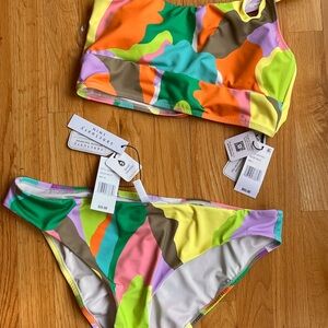 Sanctuary Bikini new with tags top size large bottom size X-Large RETAIL $120